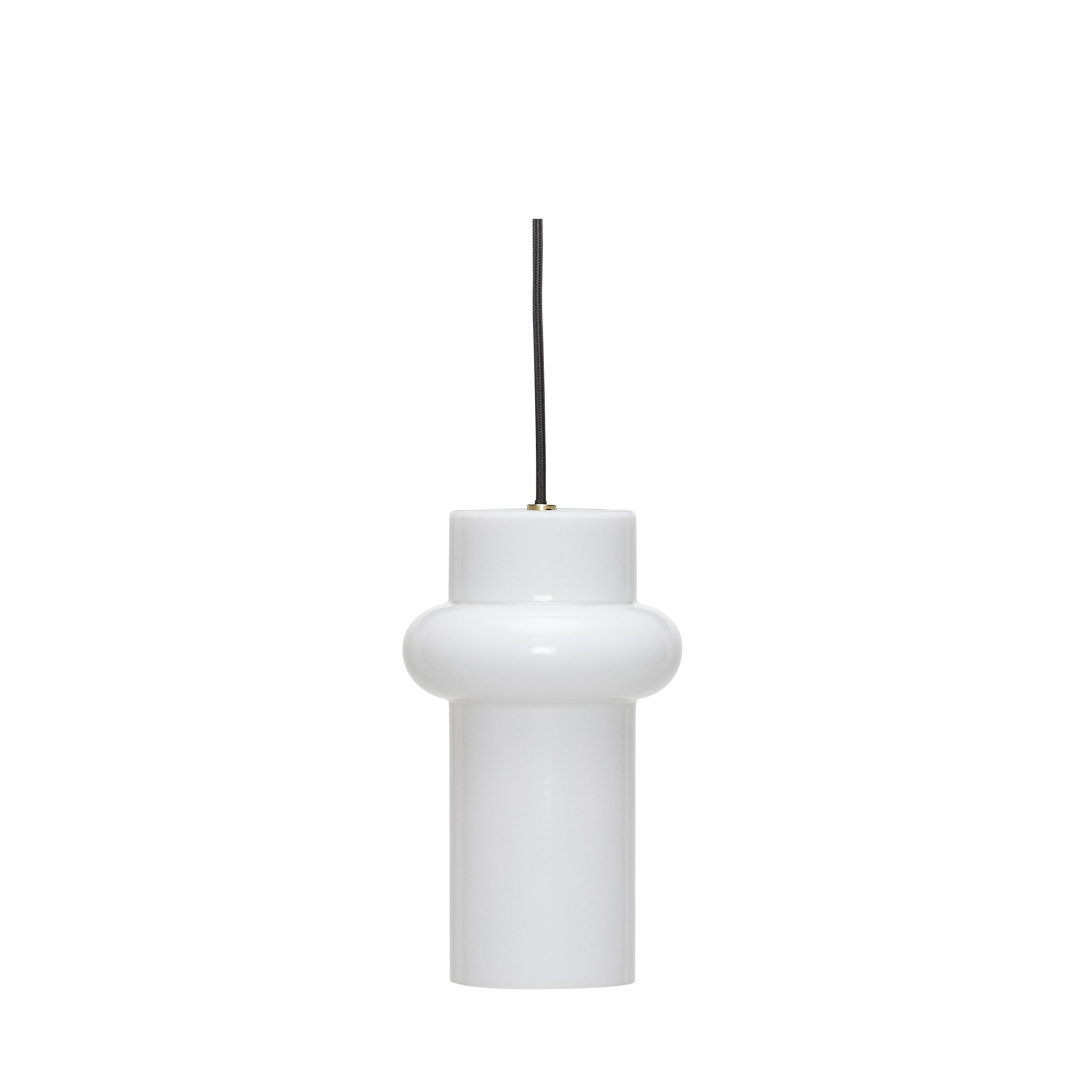 Comprimido Pendente Up Branco Brilhante - ø15xh25cm
