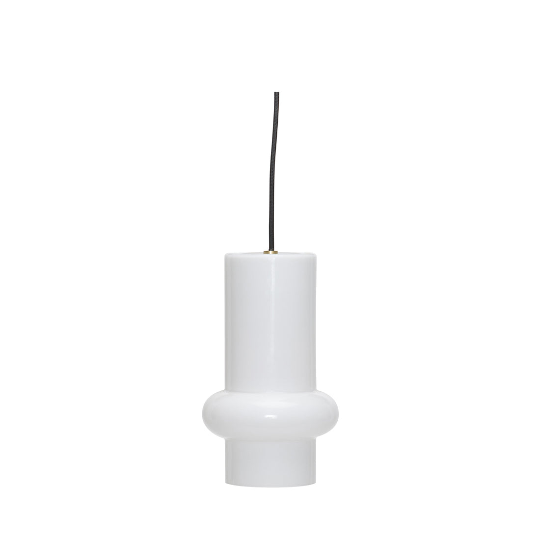 Pendente de pílula em branco branco - ø15xh25cm,