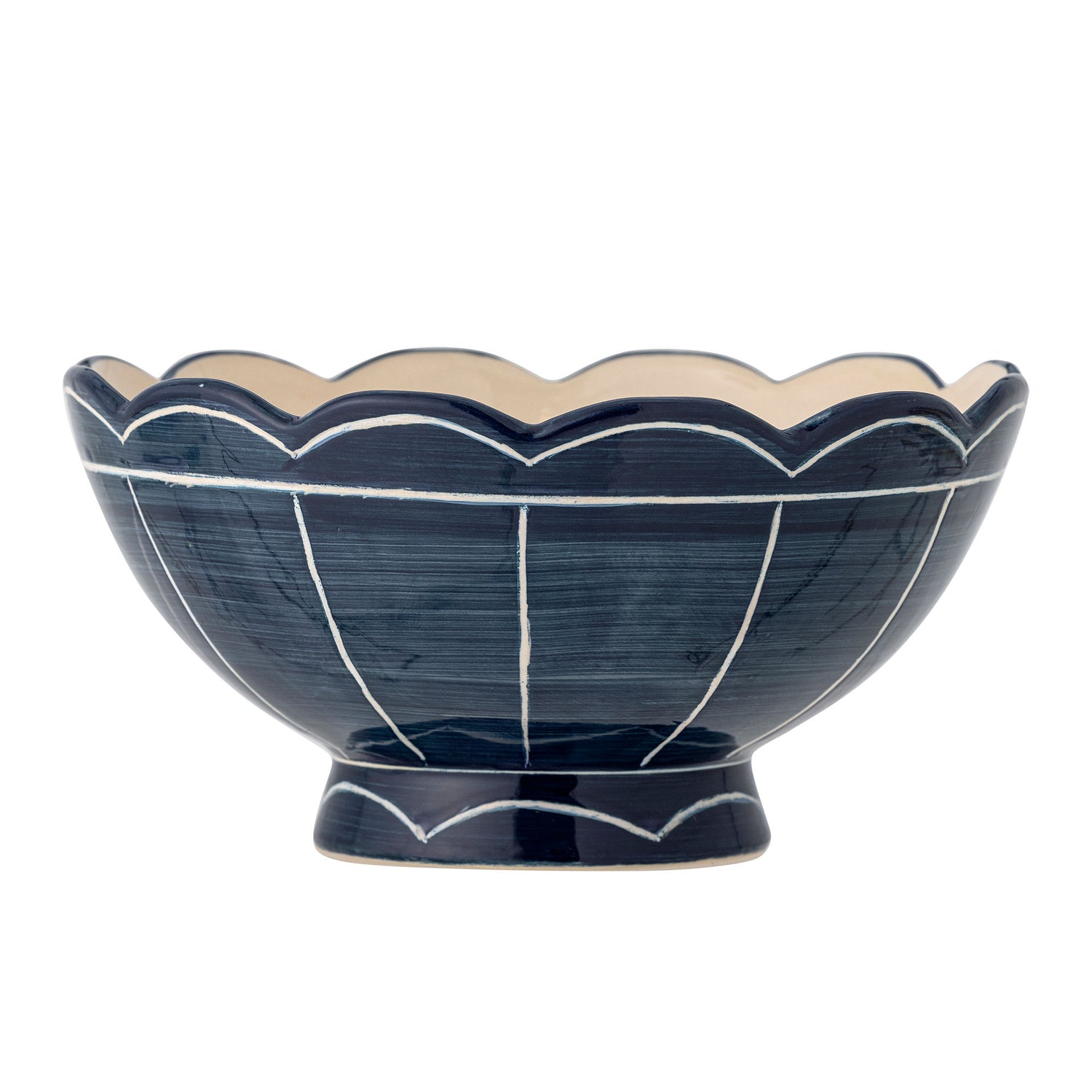 Bloomingville Caliam Bowl, azul, grés