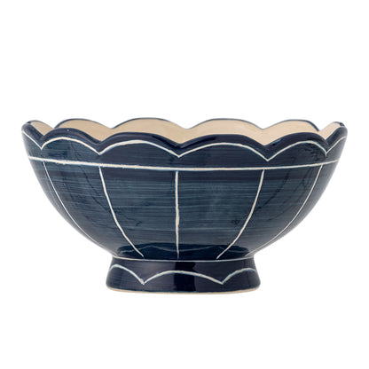 Bloomingville Caliam Bowl, azul, grés