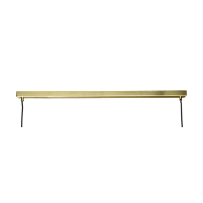 Duas vezes pendente de cor de latão - 86xh40cm, e27/40w