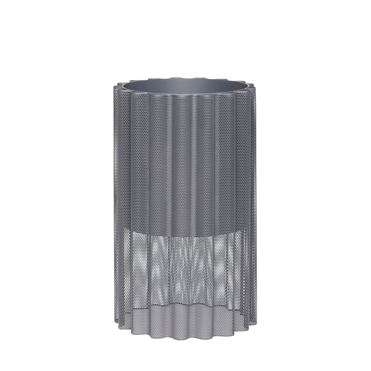 Vaso Fluxo Cinza - ø27xh45cm