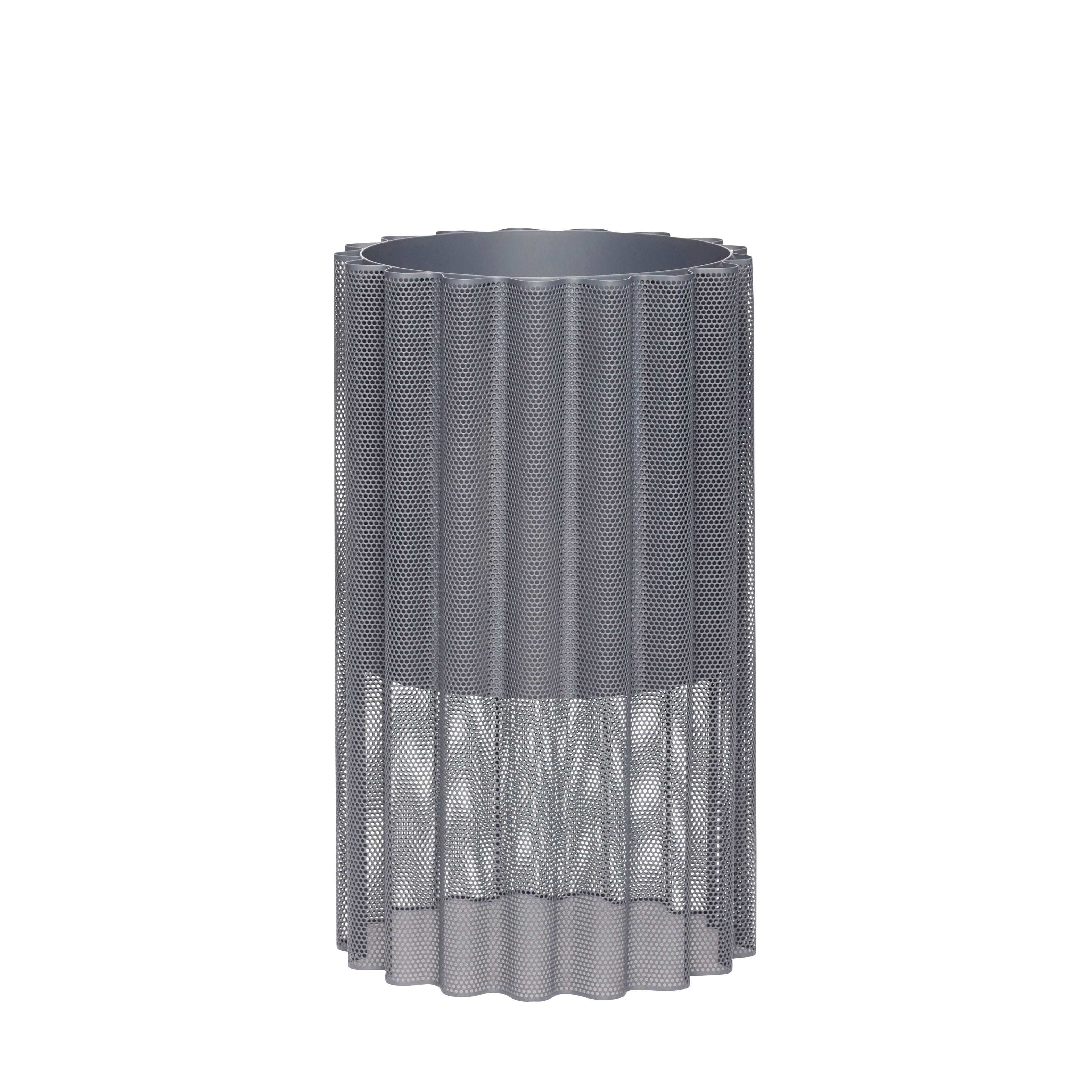 Vaso Fluxo Cinza - ø27xh45cm