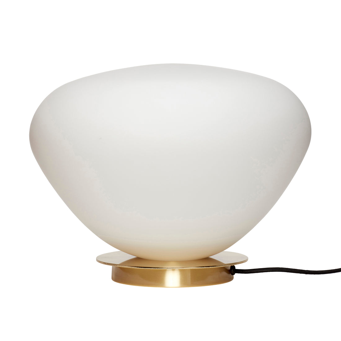 Lâmpada de mesa de feijão branco - Ø39xh28cm, e27