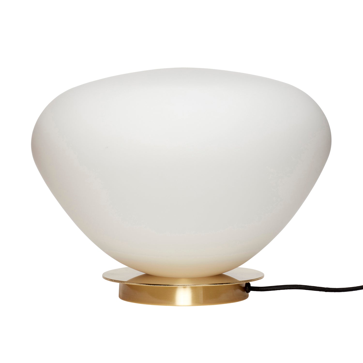 Lâmpada de mesa de feijão branco - Ø39xh28cm, e27