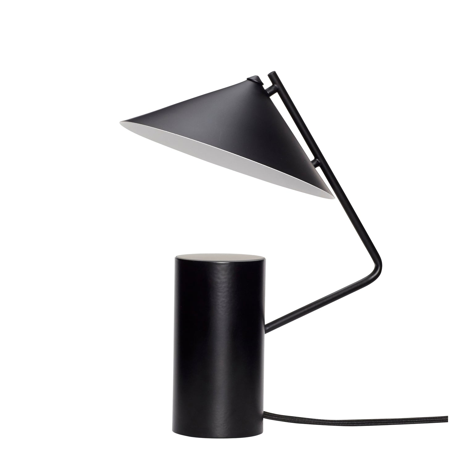 Lâmpada de mesa tardia preta - Ø24xh32cm Gu10