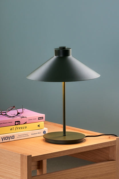 Lâmpada de mesa de forma verde - Ø30xh38cm, e14