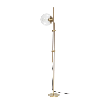 Lâmpada de piso de bolha cor de latão - Ø20xh147cm, e27