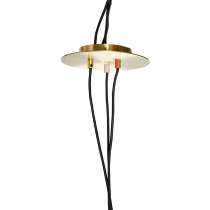 Pingente de queda multicolorido - Ø14xh20cm, e27