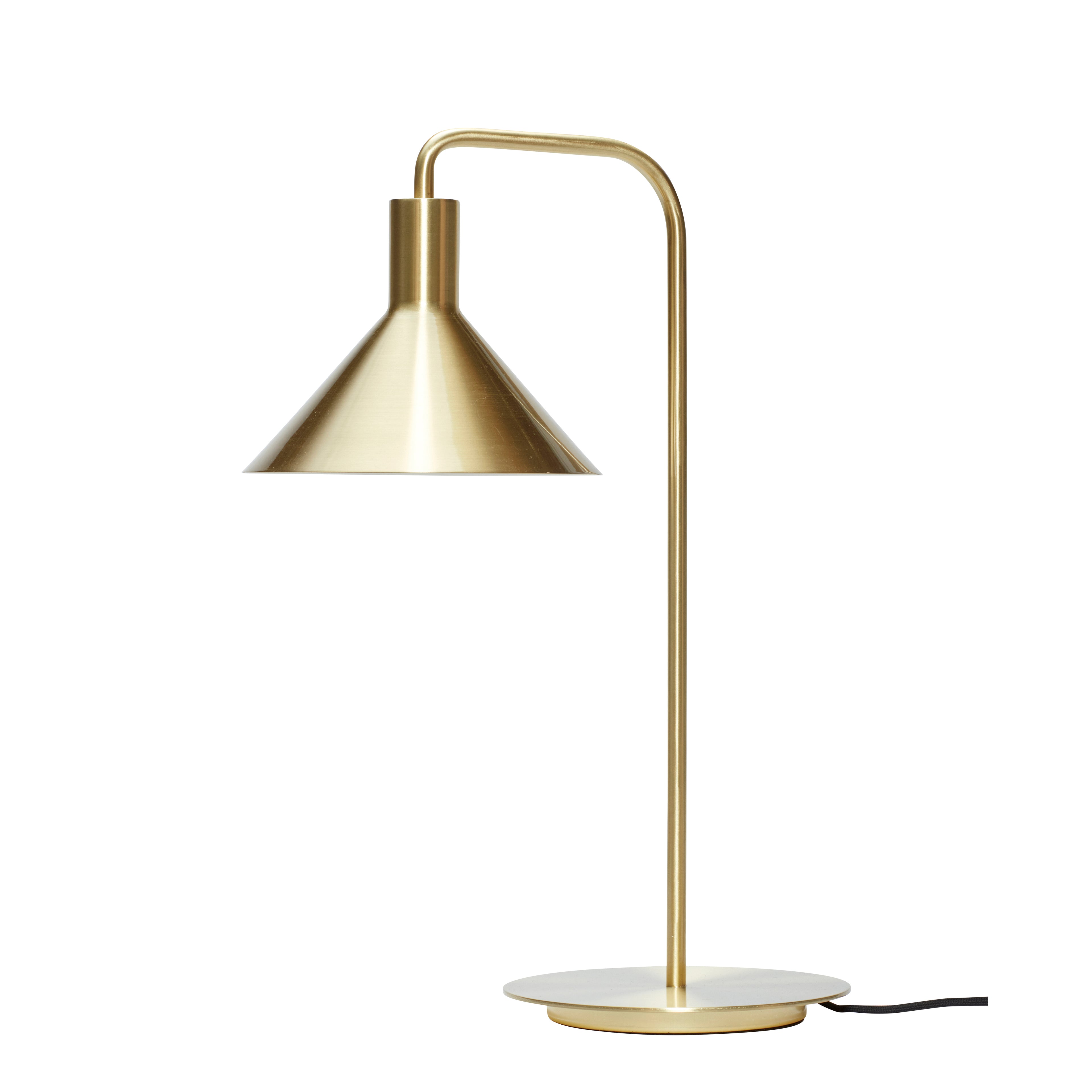 Color de lâmpada de mesa solo cor de latão - Ø37xh50cm, e27
