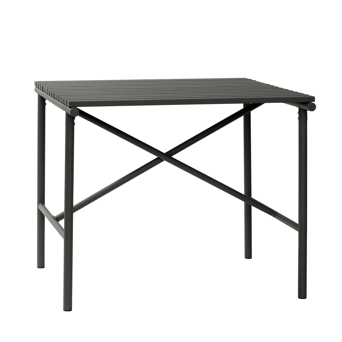 Tabela de villa pequena preta - 90x90xh76cm