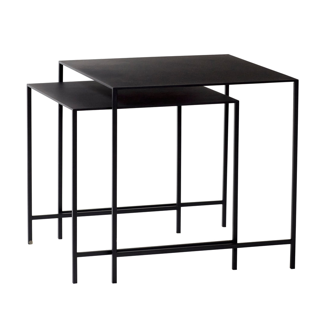 Duo Tables Black (Conjunto de 2) - 40x40xh40, 45x45xh45cm