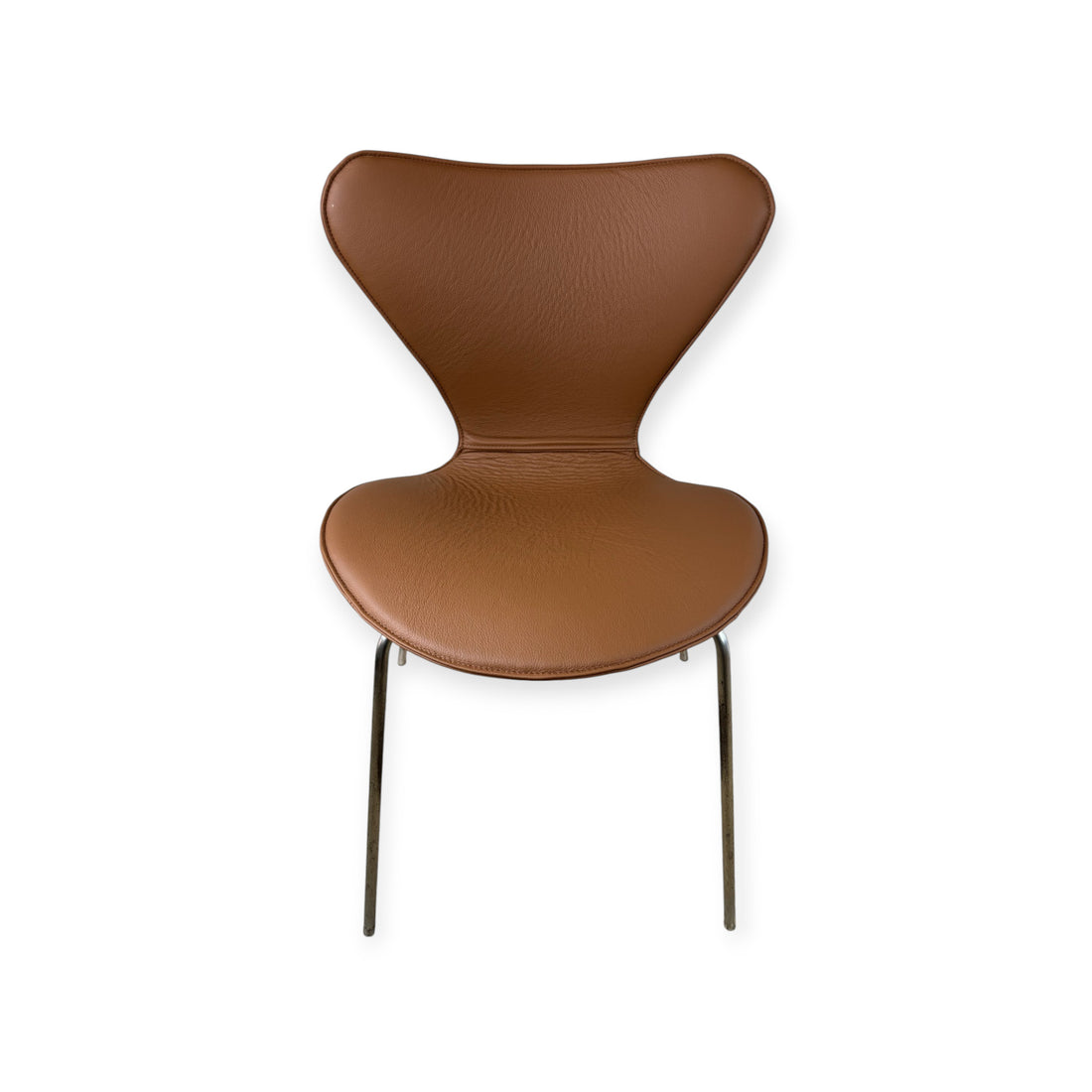 Capa completa para Arne Jacobsen 3107 Cadeira em couro preto