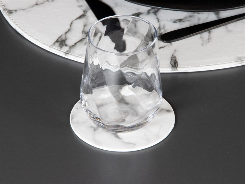 Peças de cerveja, aparência de mármore branco