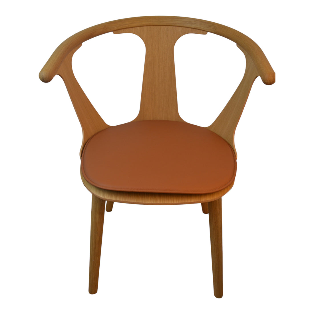 Almofada de luxo para &amp; Tradition Sk1 Entre Cadeira I - Cognac Leather