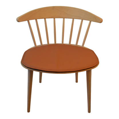 Almofada de luxo para a cadeira Hay J104 em - Cognac Leather