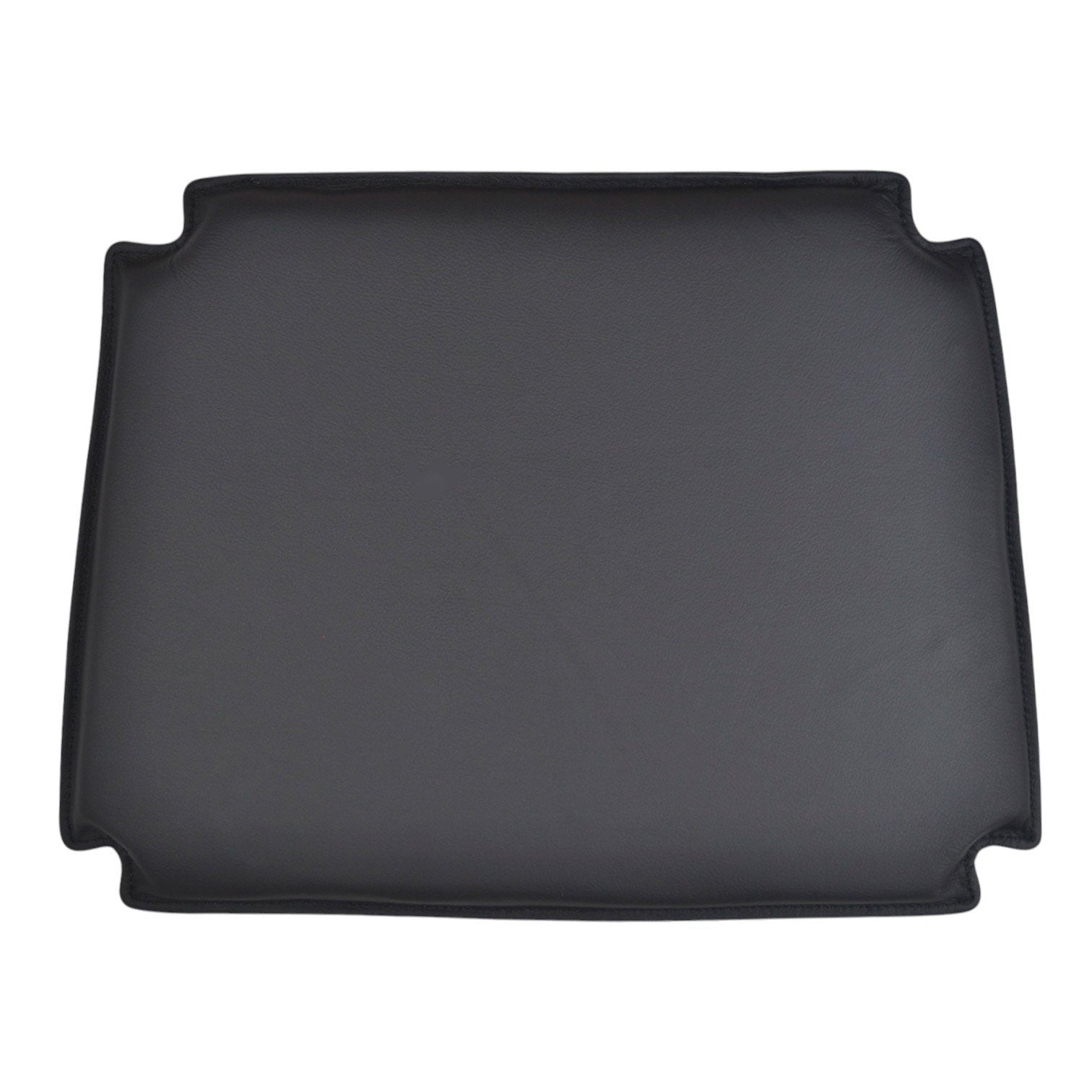 Almofada para Hans J. Wegner Ch36 Cadeira em - Couro Preto