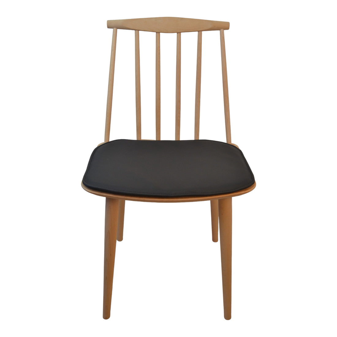 Almofada de couro preto de luxo para hay j77 (fdb) a cadeira