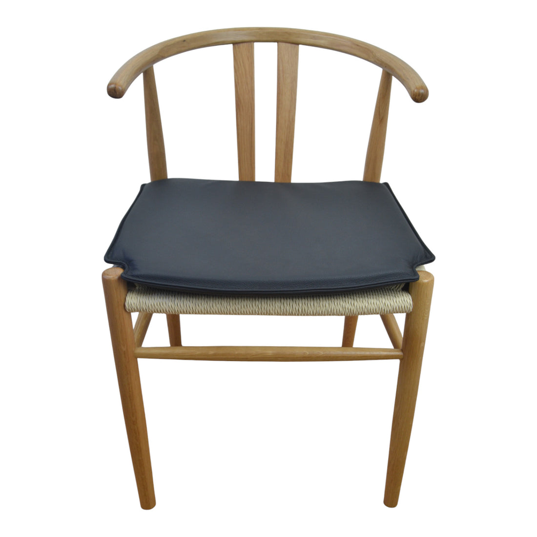 Almofada para Jysk Guderup I - couro preto