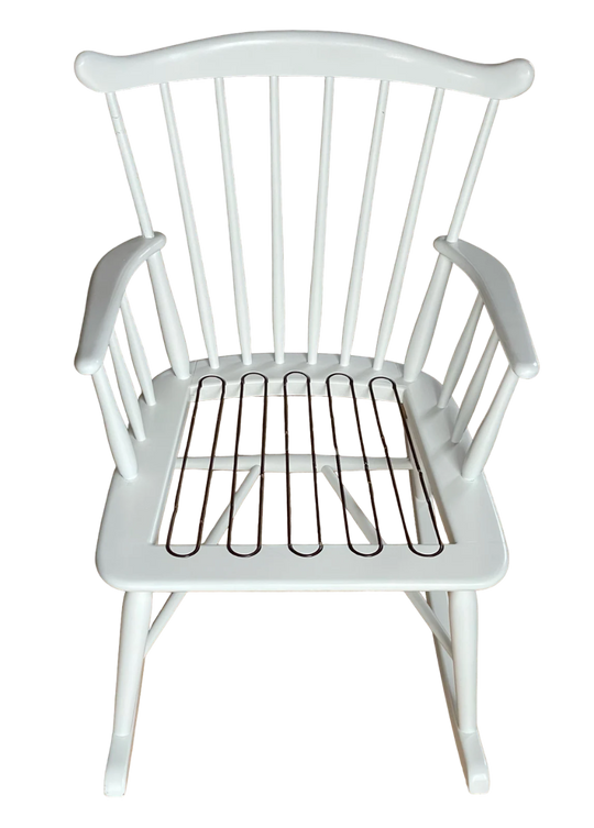 Luksus sort læderhynde til Farstrup Gyngestol model 183 - Hynder til Farstrup Gyngestol model 183 - DesignGaragen.dk