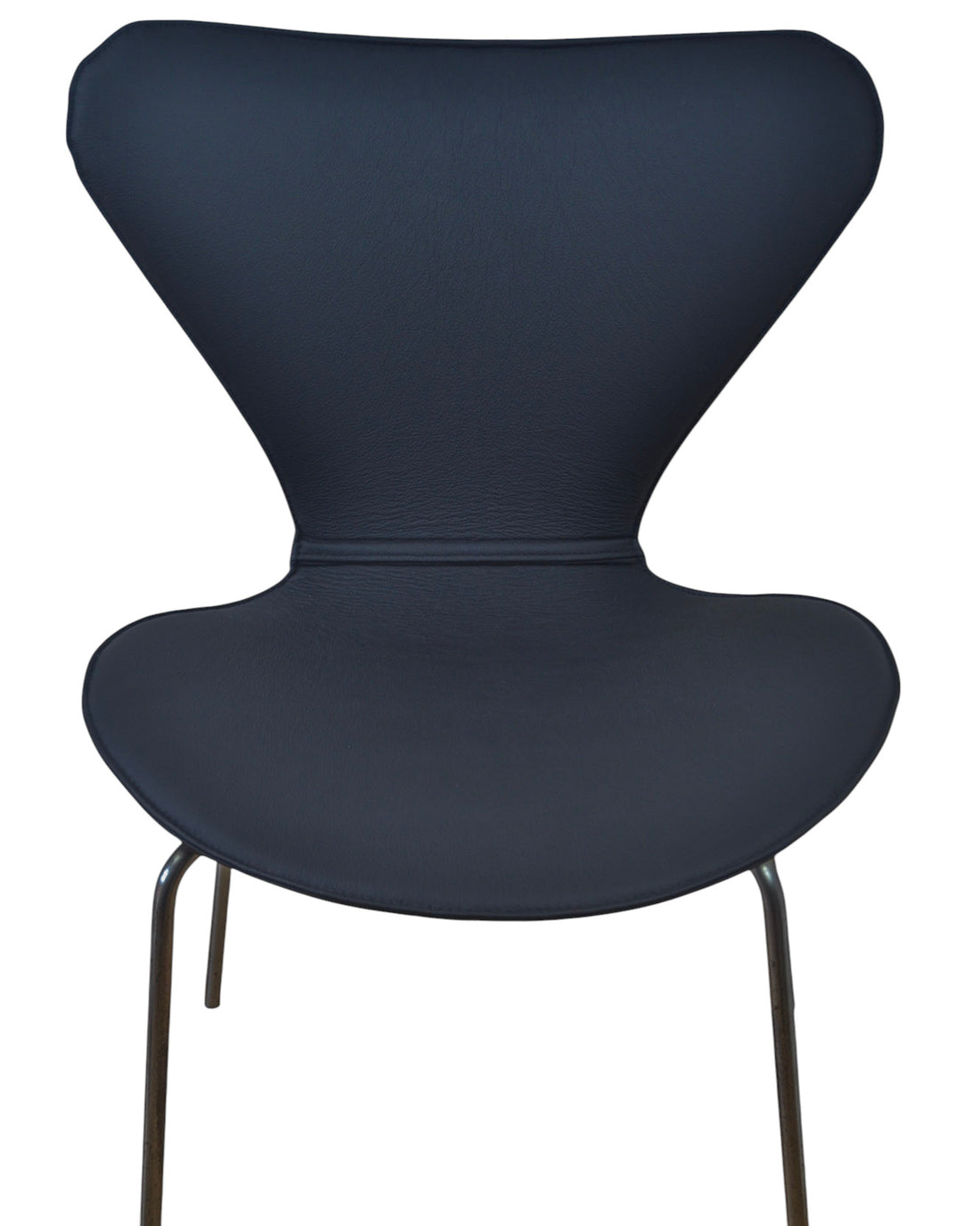 Capa completa para Arne Jacobsen 3107 Cadeira em couro preto