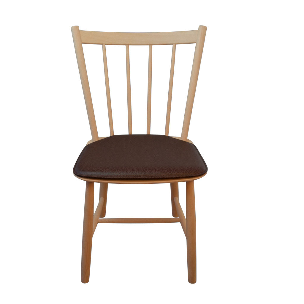 Almofada para a cadeira Hay J41 em - couro marrom escuro