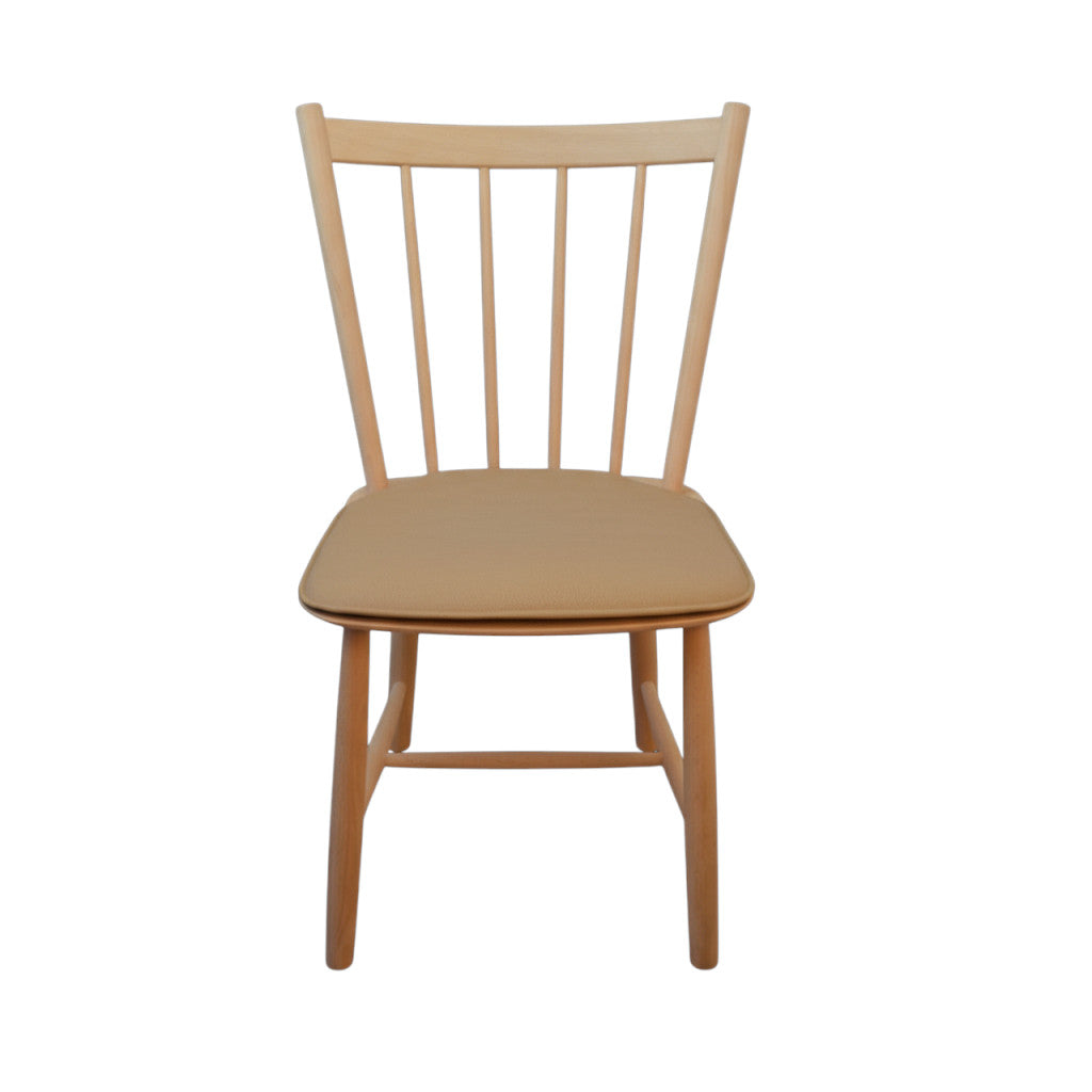 Almofada para a cadeira Hay J41 em - couro colorido de areia