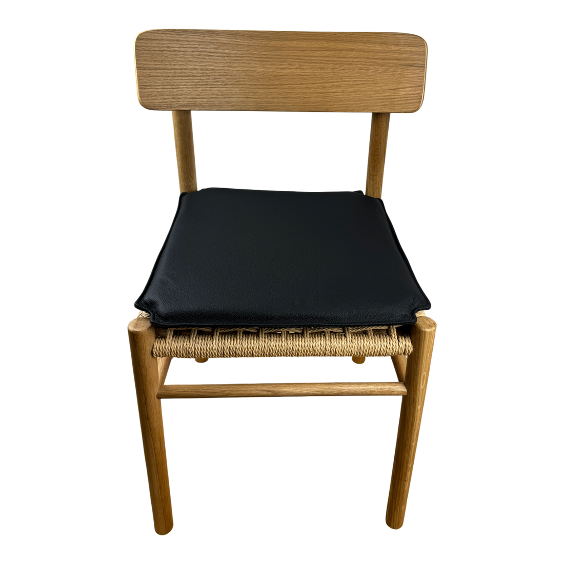 Almofada para Jysk islev em couro preto