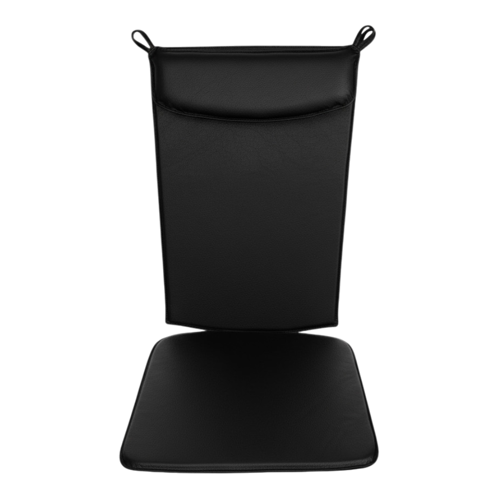 Cushion pronto para Hans J. Wegner J16 Cadeira de balanço em - couro preto