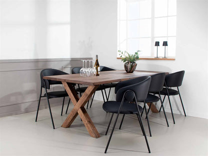 Cadeira de jantar lina - preto