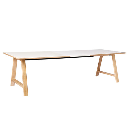 T11 Pull -Out Table Laminado branco - tapete (branco de cristal)