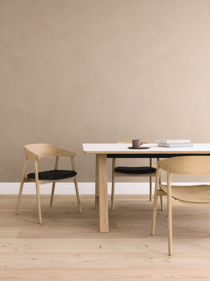 T11 Pull -Out Table Laminado branco - tapete (branco de cristal)