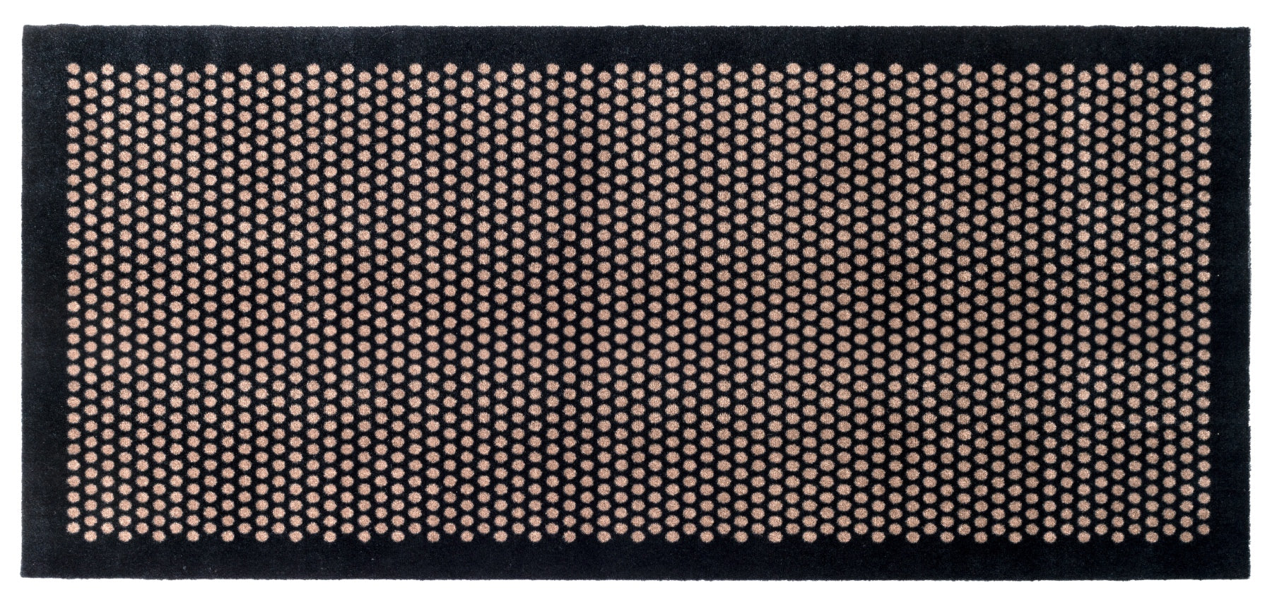 GULVMÅTTE 90 x 200 CM - DOTS/SORT SAND - Tica Copenhagen - DesignGaragen.dk