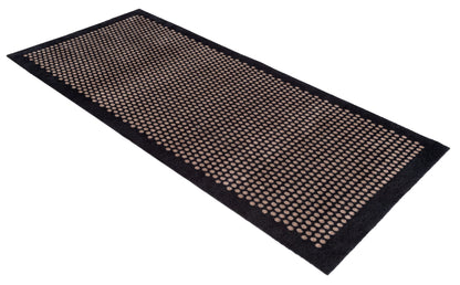 GULVMÅTTE 90 x 200 CM - DOTS/SORT SAND - Tica Copenhagen - DesignGaragen.dk