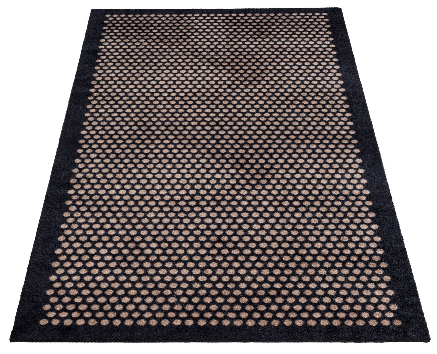 GULVMÅTTE 90 x 200 CM - DOTS/SORT SAND - Tica Copenhagen - DesignGaragen.dk