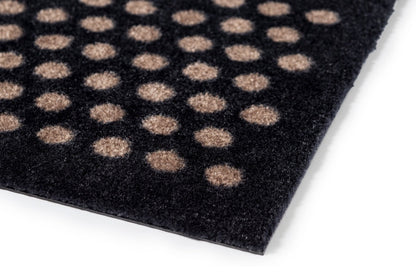 GULVMÅTTE 90 x 200 CM - DOTS/SORT SAND - Tica Copenhagen - DesignGaragen.dk