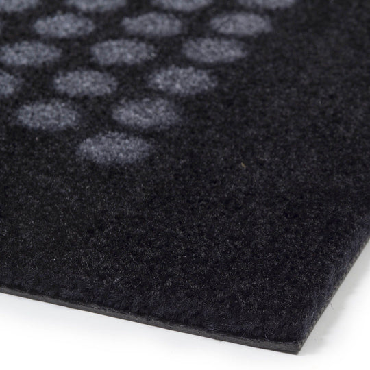 GULVMÅTTE 90 x 130 CM - DOTS/BLACK GREY - Tica Copenhagen - DesignGaragen.dk