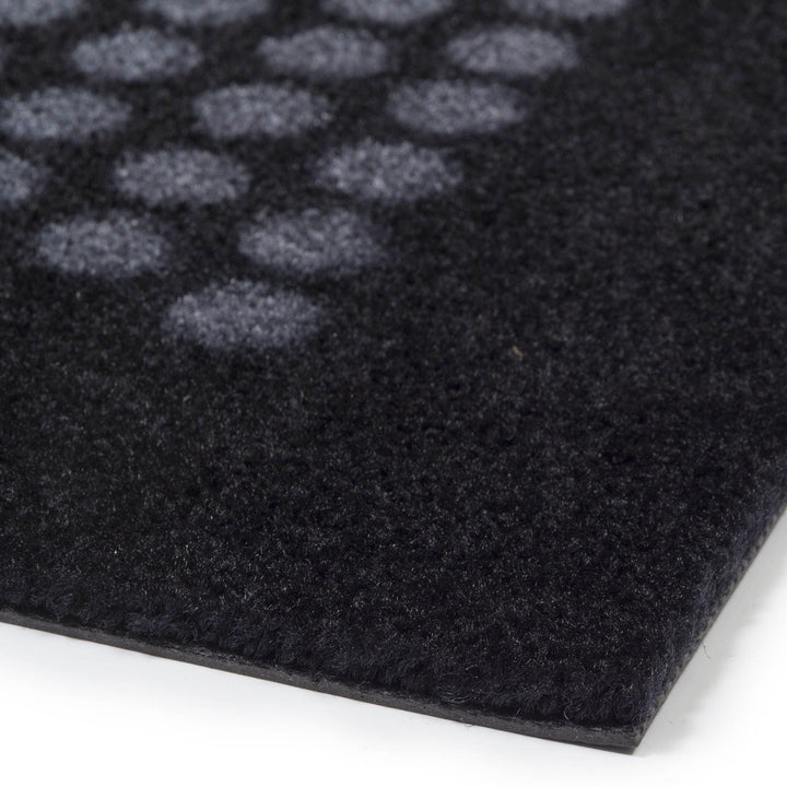 GULVMÅTTE 90 x 130 CM - DOTS/BLACK GREY - Tica Copenhagen - DesignGaragen.dk