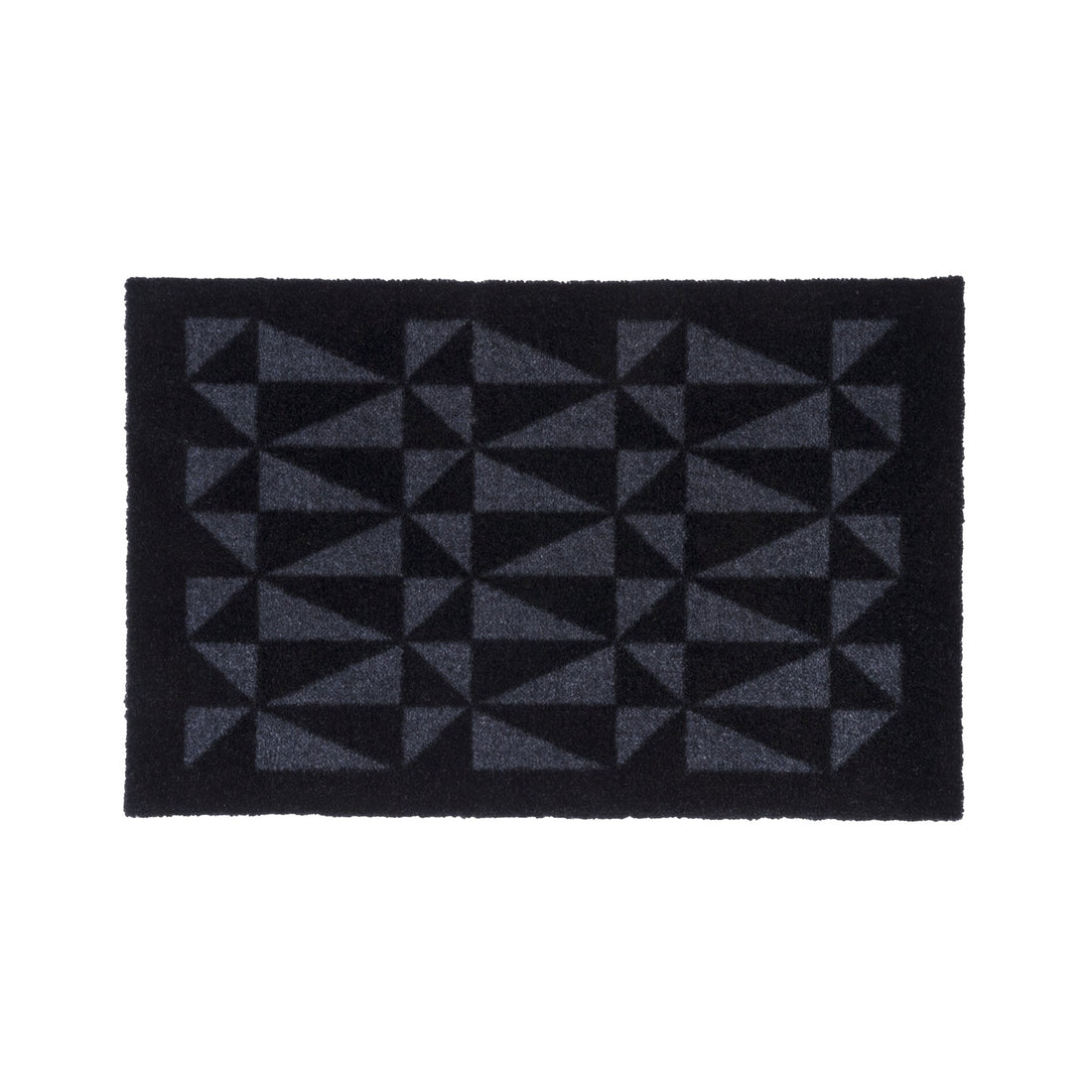 GULVMÅTTE 40 x 60 CM - GRAPHIC/BLACK GREY - Tica Copenhagen - DesignGaragen.dk
