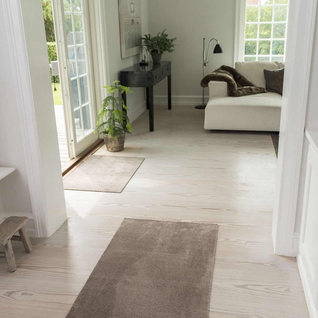 TÆPPE/MÅTTE 67 x 200 cm - UNI COLOUR/SAND - Tica Copenhagen - DesignGaragen.dk