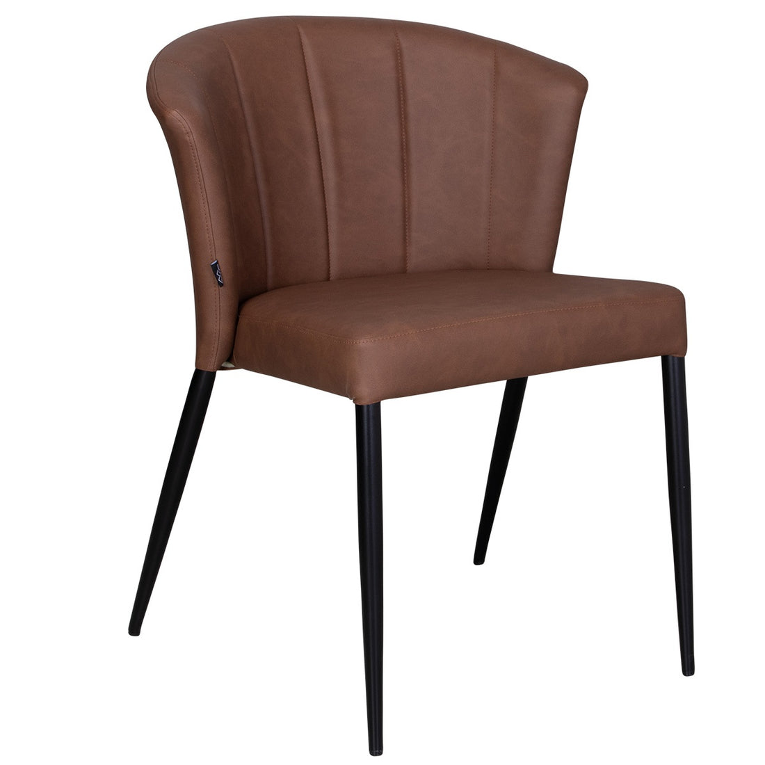 Mesa de jantar Cadeira Thor Cognac Pu