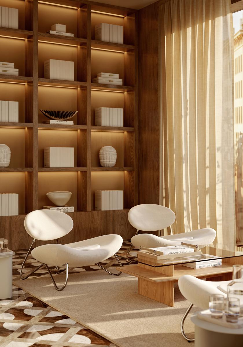 Espreguiçadeira Meadow - Branco/Cromo