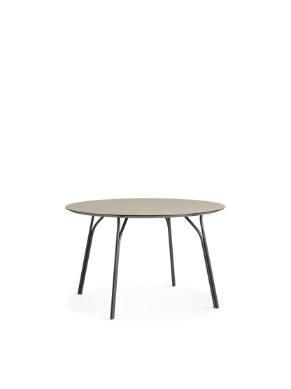 Mesa de jantar Tree (120 cm) - Bege/Preto