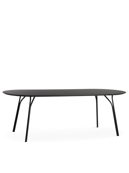 Mesa de jantar Tree (220 cm) - Preto/Preto
