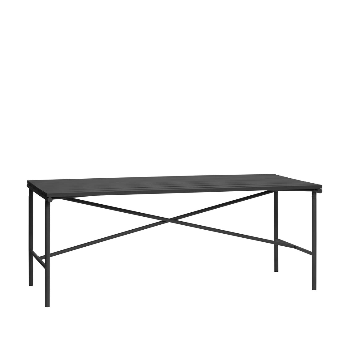 Hübsch Villa Table Outdoor Grande preto