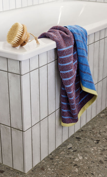 Hübsch Promenade Toalha Grande roxo/azul