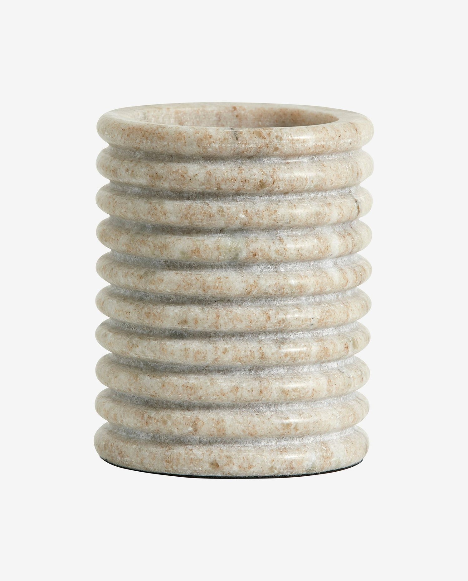 Otok Candlestick em mármore - X -Large - H12 cm - marrom claro