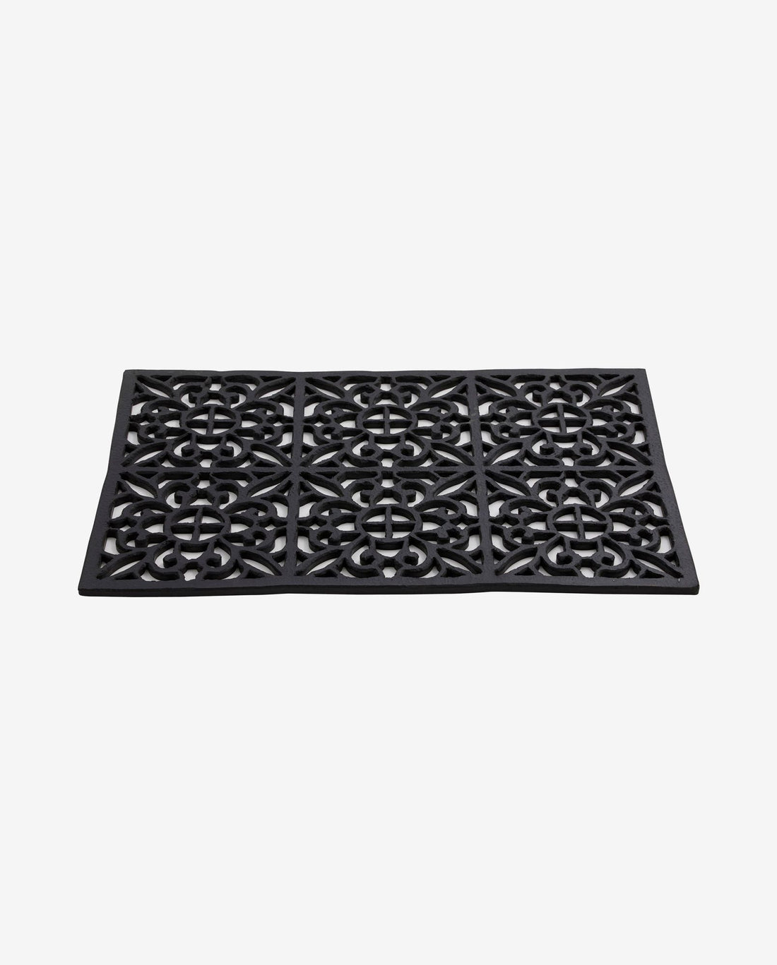 Capacho spica em borracha - 50,5x75 cm - preto