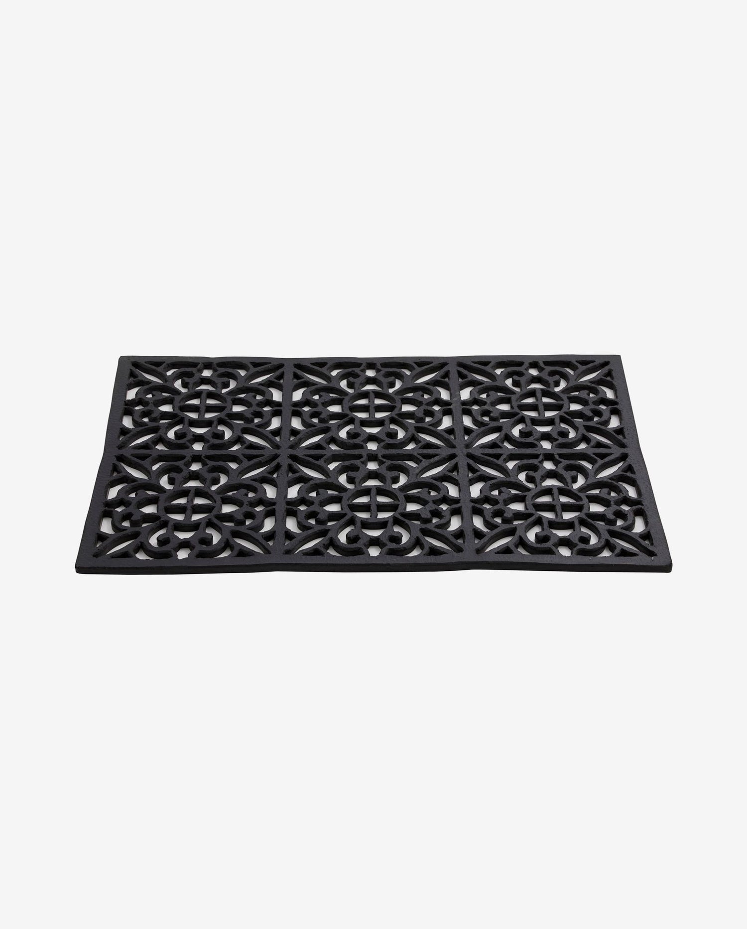 Capacho spica em borracha - 50,5x75 cm - preto
