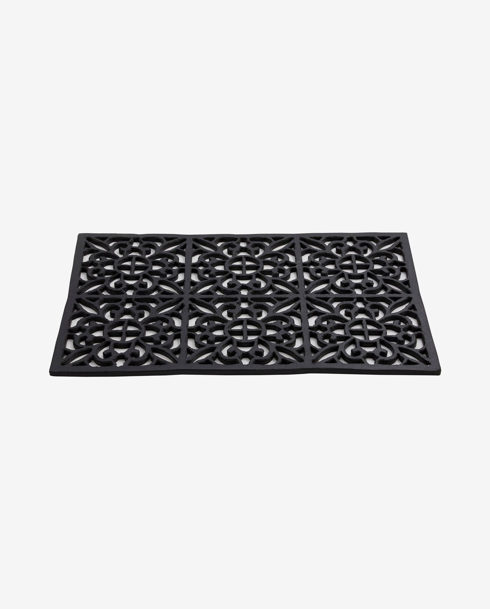 Capacho spica em borracha - 50,5x75 cm - preto